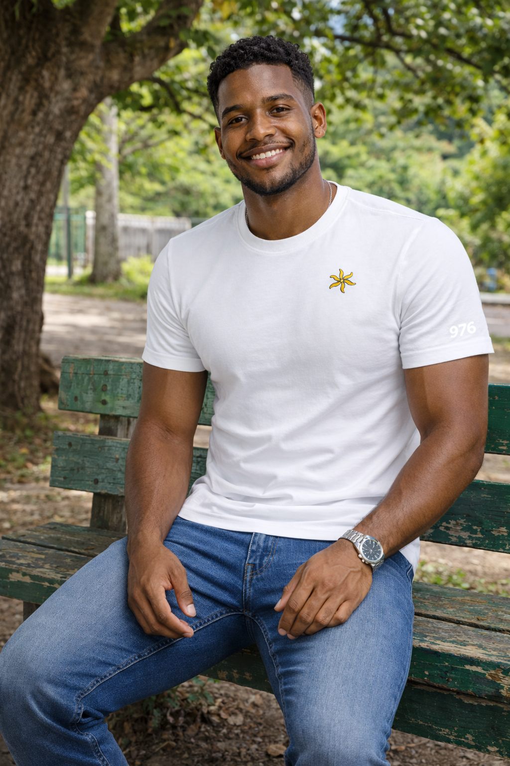 T-shirt Ylang 976 coupe ajustée slim 100% coton